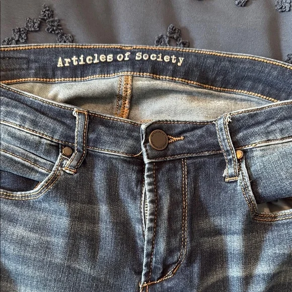 Articles Of Society Blue Skinny Jeans with Classic Styling - Picture 3 of 4